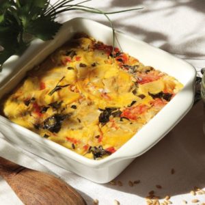 Gratin d'été au petit épeautre de Haute Provence