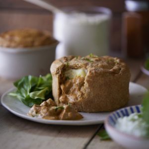 Tourte agneau Masala à la farine de petit épeautre de Haute Provence IGP